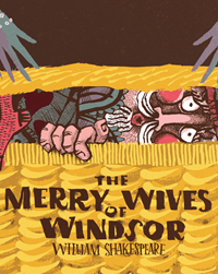 an image of a poster for a Shakespeare play