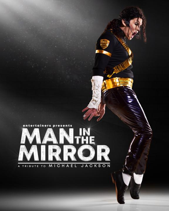 a picture of a dancing man performing a Michael Jackson tribute act