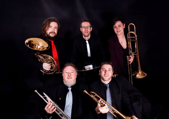 poster for Music in Dumfries presents: Brass Tracks in March