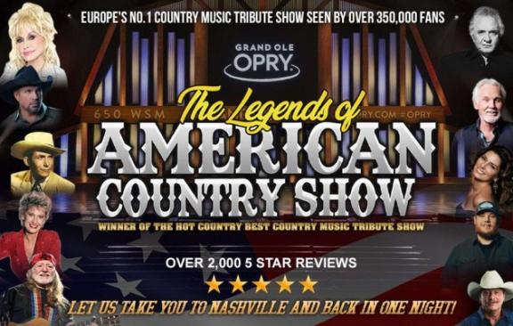 poster for the American country show at the theatre royal