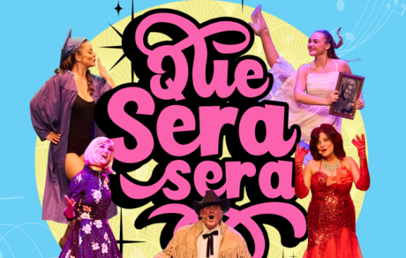 poster for que sera sera at theatre royal