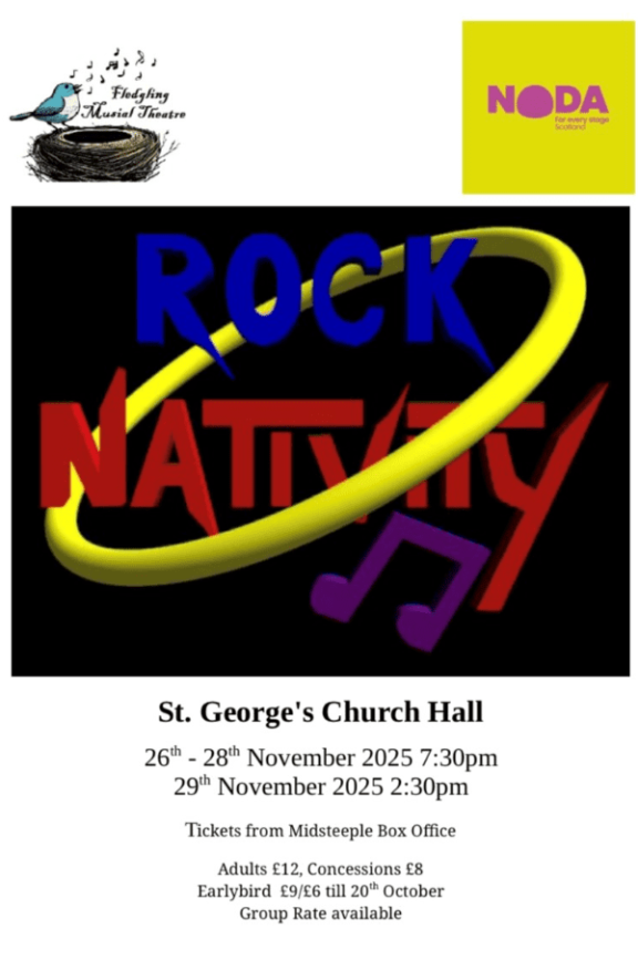 a poster for Rock Nativity
