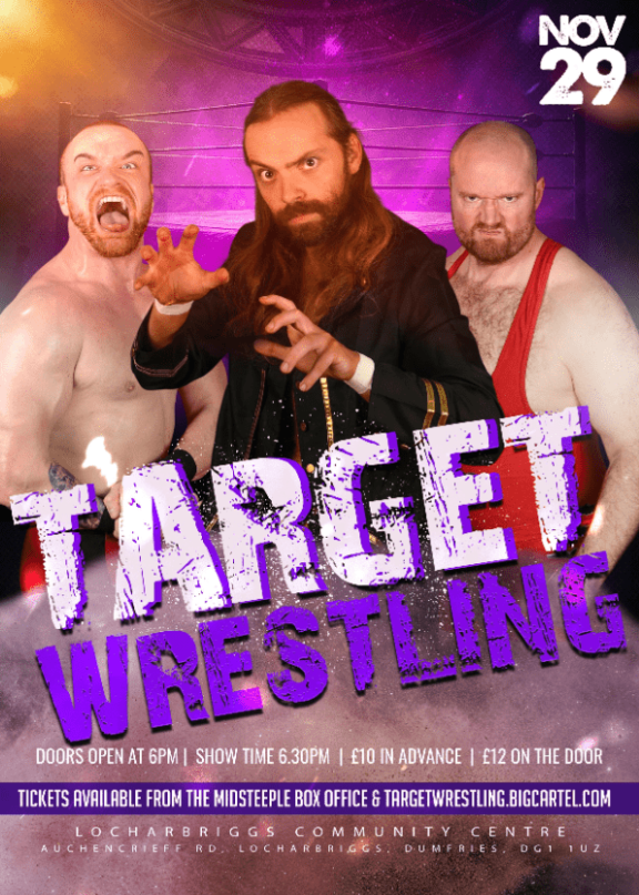 poster for target wrestling 