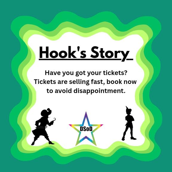 an image of a flyer for Hook's Story