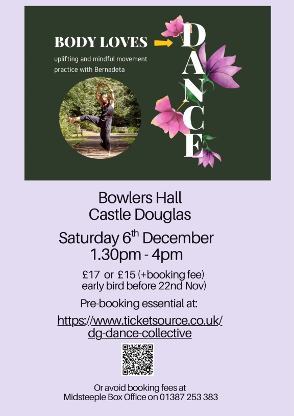 a flyer for a conscious dance class