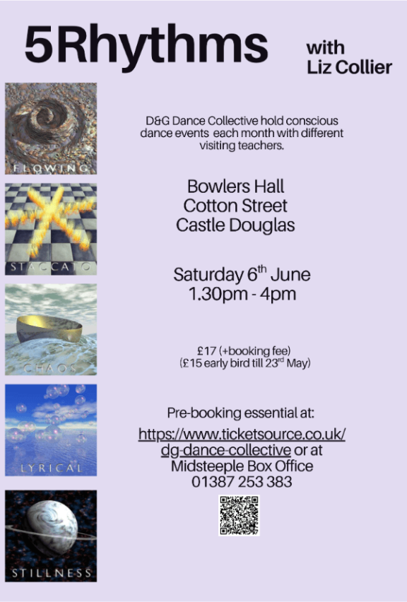 poster for 5Rhythms class