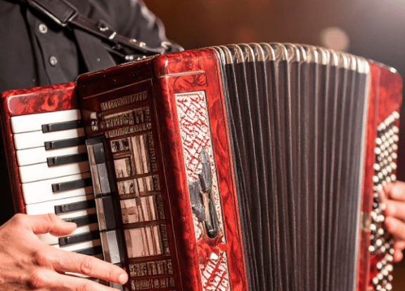 an accordion
