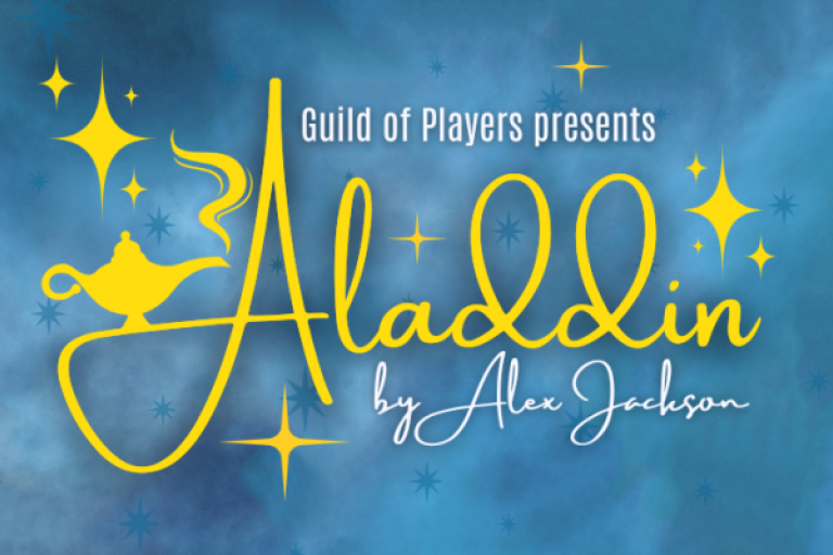 poster for aladdin at the theatre royal